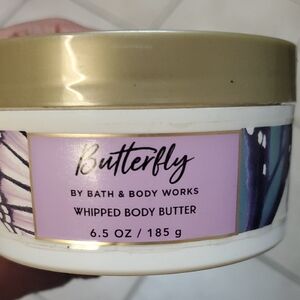 Bath & Body Works Butterfly Whipped Body Butter - Gold and White